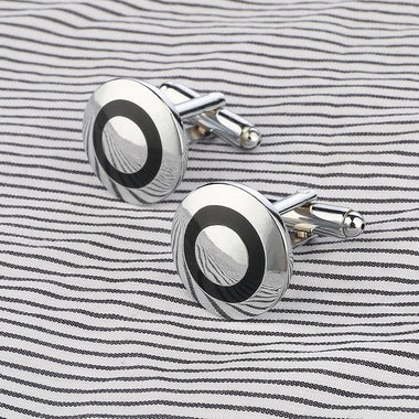 Simple round Cufflink