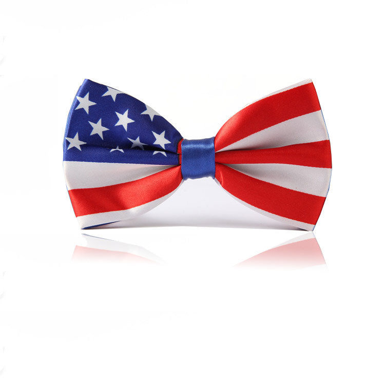 American Flag Print Bowtie